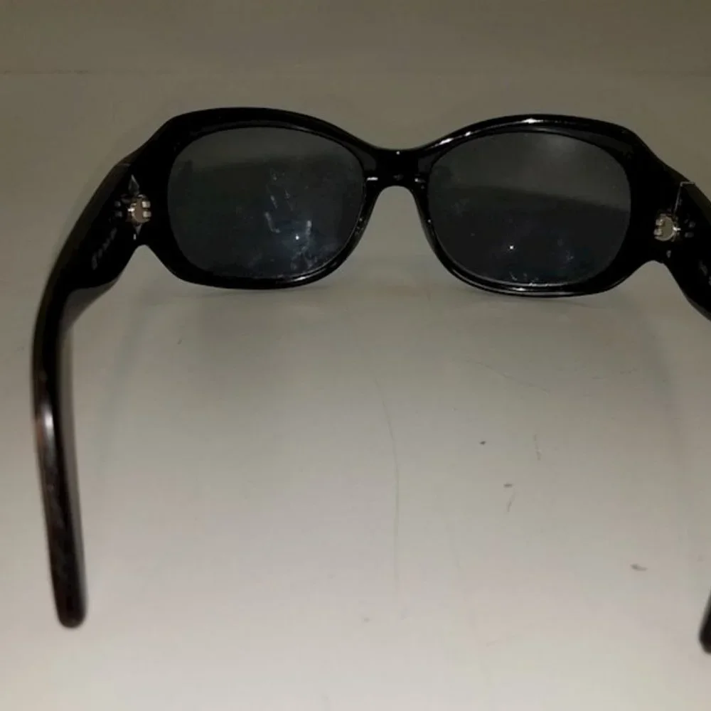 Kate Spade Prescriptive Snake print Brown Gold Sunglasses W/ Green kate sp Case - Picture 7 of 8